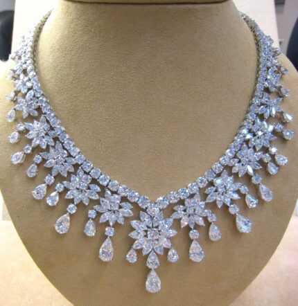 D&J Exclusive Designer Solitaire Necklace
