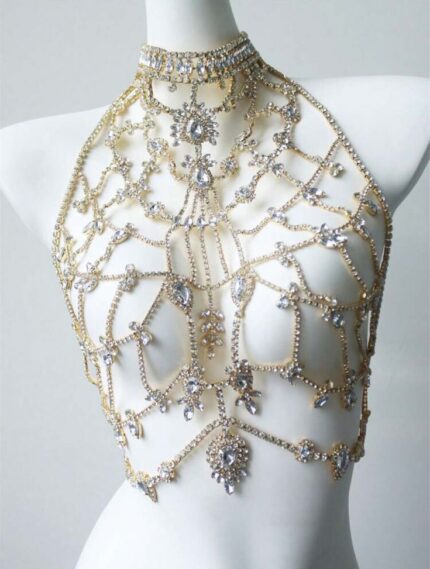 Celestial Empress Diamond Choker Body Harness